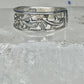 Dolphin Black Hills Gold ring dolphins band size 7.75 sterling silver women