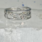 Dolphin Black Hills Gold ring dolphins band size 7.75 sterling silver women