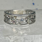 Dolphin Black Hills Gold ring dolphins band size 7.75 sterling silver women