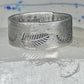 Feather ring wedding band size 11 by Carlos Diaz southwest sterling silver men women