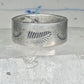 Feather ring wedding band size 11 by Carlos Diaz southwest sterling silver men women