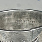 Feather ring wedding band size 11 by Carlos Diaz southwest sterling silver men women