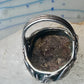 Turquoise ring size 4 pinky leaves floral flowers  art deco Sterling silver women girls