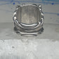 Navajo ring Turquoise cigar band Sharon Francisco size 6.2 sterling silver women