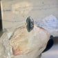 Long Onyx ring Navajo size 9 feathers leaves  Sterling silver women girls