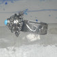 Poison Ring Size 6.7 adj Turquoise BOHO Egyptian images sterling silver