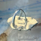 Long Onyx ring Navajo size 9 feathers leaves  Sterling silver women girls