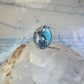 Turquoise ring Navajo size 12.50 feathers claw leaves Sterling silver women men