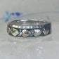Black Hills Gold ring size 10 leaves floral band Sterling silver women