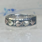 Black Hills Gold ring size 10 leaves floral band Sterling silver women