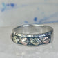 Black Hills Gold ring size 10 leaves floral band Sterling silver women