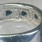 Black Hills Gold ring size 10 leaves floral band Sterling silver women