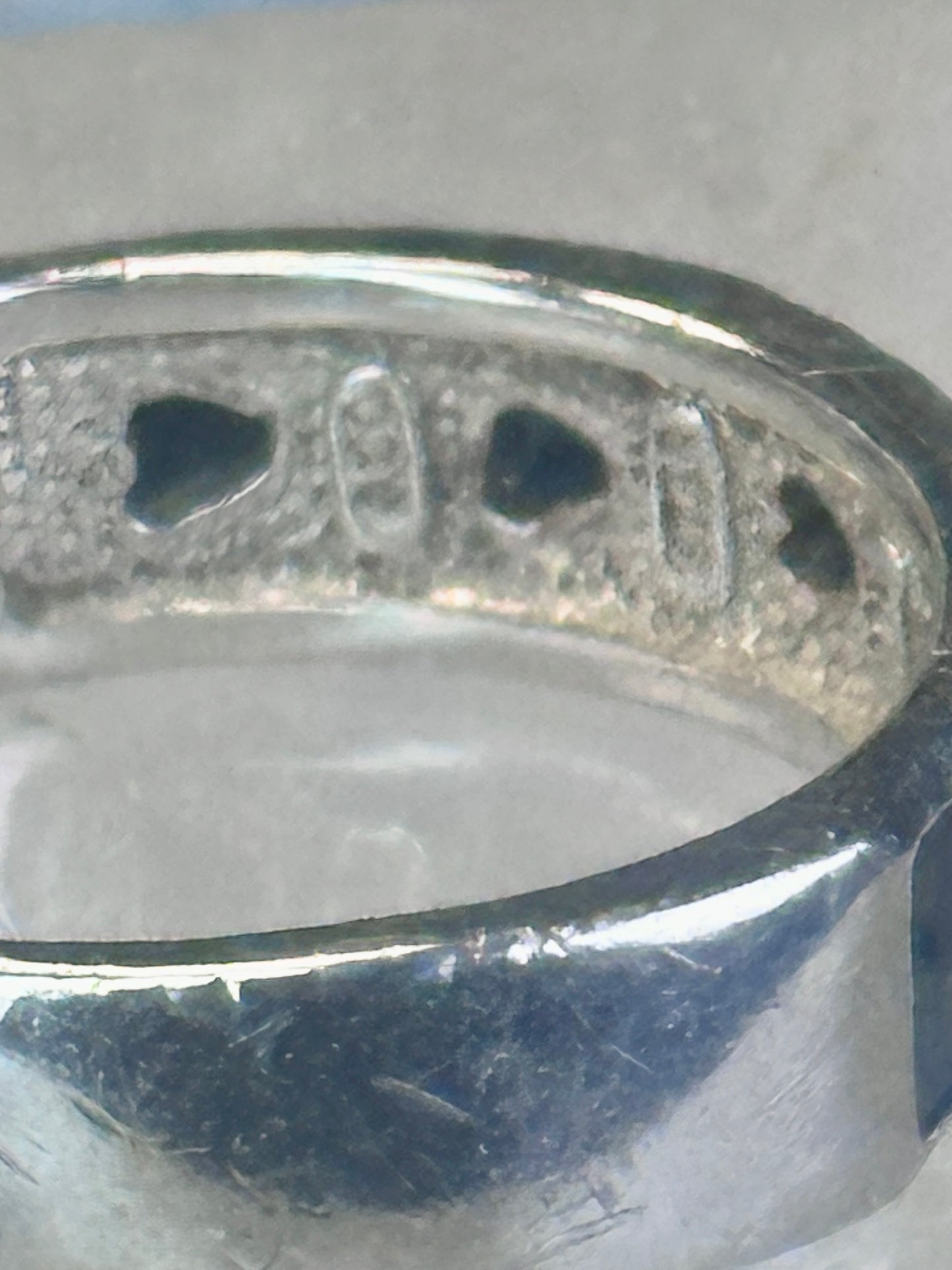 Black Hills Gold ring size 10 leaves floral band Sterling silver women