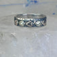 Black Hills Gold ring size 10 leaves floral band Sterling silver women