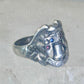 Eagle ring Liberty Bell Independence size 2.5 pinky Sterling silver women AS IS