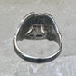 Eagle ring Liberty Bell Independence size 2.5 pinky Sterling silver women AS IS