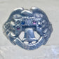 Eagle ring Liberty Bell Independence size 2.5 pinky Sterling silver women AS IS