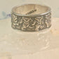 Marching Bears ring Bear band size 7.75 Mexico sterling silver men women