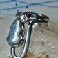 Cat ring hanging kitten size 4.50 pinky Sterling silver women girls