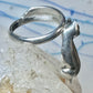 Cat ring hanging kitten size 4.50 pinky Sterling silver women girls