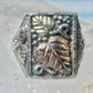 Black Hills Gold ring grape leaves size 9.5 pinky Sterling silver women men