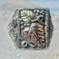 Black Hills Gold ring grape leaves size 9.5 pinky Sterling silver women men