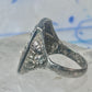 Black Hills Gold ring grape leaves size 9.5 pinky Sterling silver women men