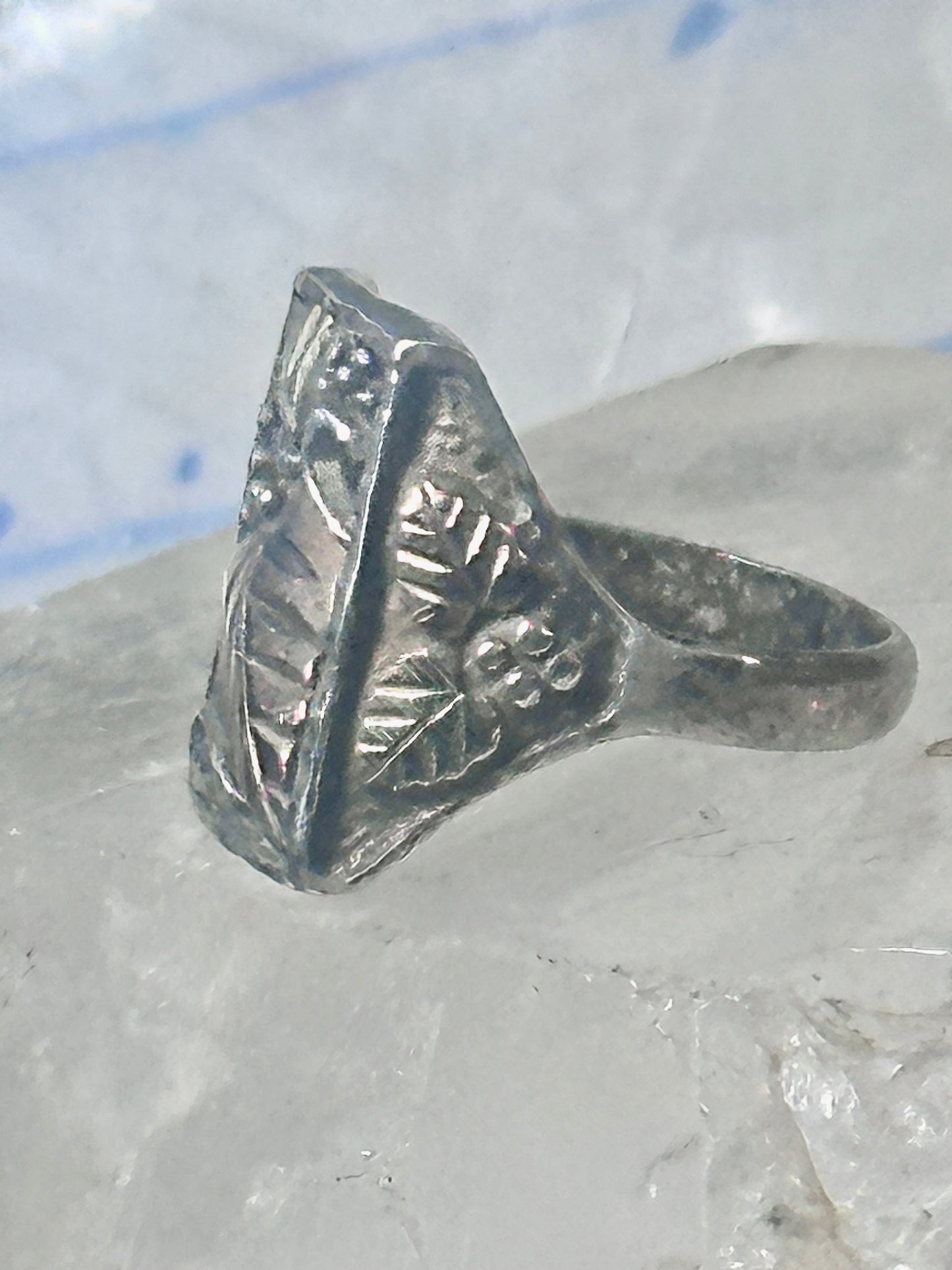 Black Hills Gold ring grape leaves size 9.5 pinky Sterling silver women men