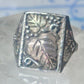 Black Hills Gold ring grape leaves size 9.5 pinky Sterling silver women men