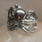 Octopus ring ocean band size 10 sterling silver women men
