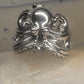 Octopus ring ocean band size 10 sterling silver women men
