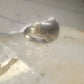 Fish spoon ring fishermen band size 7 sterling silver women