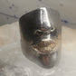 Sonia Bitton ring size 4.75 face cigar band w diamond lips pinky sterling silver women