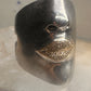 Sonia Bitton ring size 4.75 face cigar band w diamond lips pinky sterling silver women