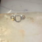 Black Hills Gold ring horseshoe band leaves good luck pinky size 5.5 sterling silver women
