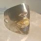 Sonia Bitton ring face band size 7.75 14K Sonata sterling silver women