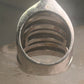 Sonia Bitton ring face band size 7.75 14K Sonata sterling silver women