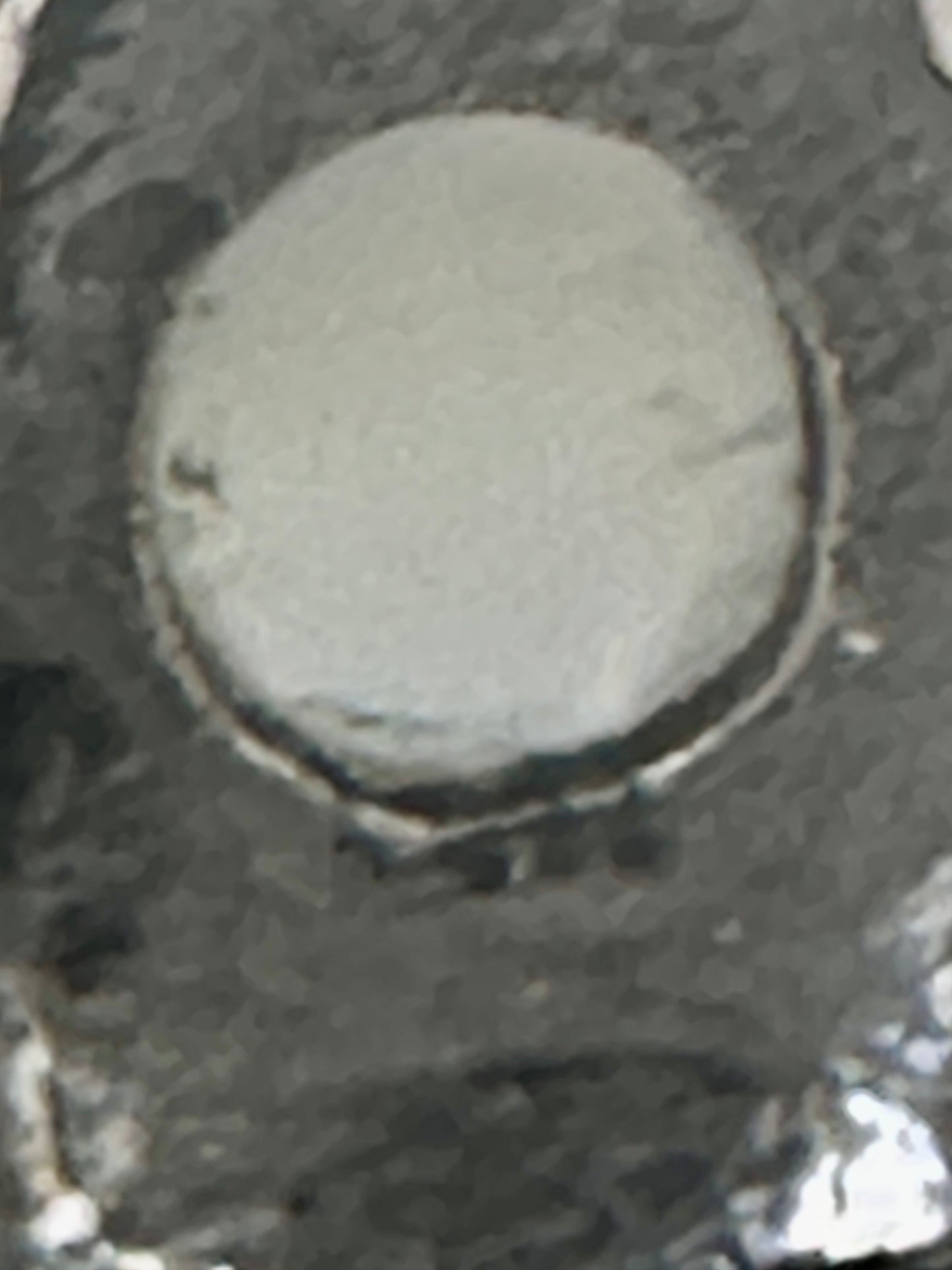 Frog ring frog band clear stone size 6.50 sterling silver women