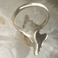 Shell ring sign Washed Ashore band snail size 7 sterling silver women