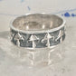 Mushroom ring mushrooms band size 11.25 sterling silver women men