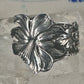 Lily spoon ring floral band size 11 sterling silver women men