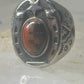 Horseshoe ring Navajo size 8 star Good Luck jasper sterling silver women men