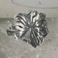 Lily spoon ring floral band size 11 sterling silver women men