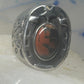 Horseshoe ring Navajo size 8 star Good Luck jasper sterling silver women men