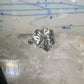 Lily spoon ring floral band size 11 sterling silver women men