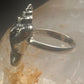 Shell ring sign Washed Ashore band snail size 7 sterling silver women a