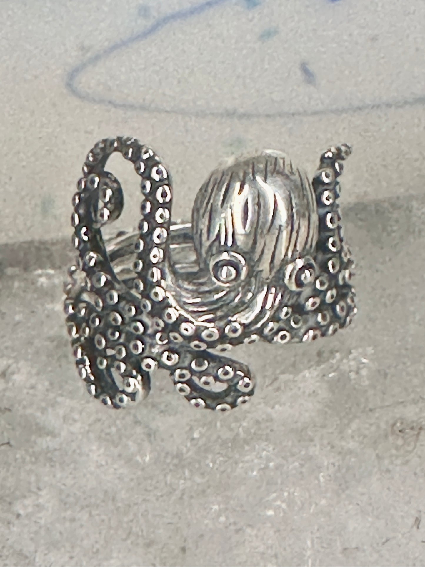 Octopus ring band size 5 sterling silver women girls