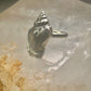 Shell ring sign Washed Ashore band snail size 7 sterling silver women a