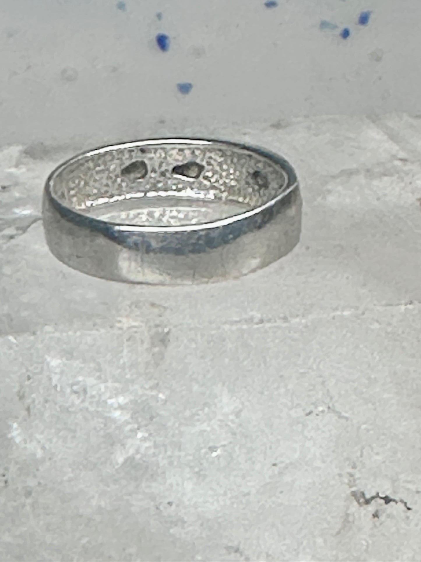 Black Hills Gold ring leaves wedding band size 12 sterling silver women men