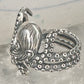 Octopus ring band size 5 sterling silver women girls